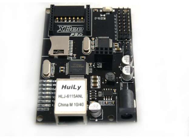 Ethernet Shield W5100 compatible con POE y expansión SD XBee IBOARD