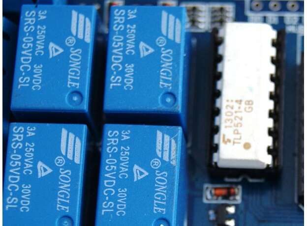 Tarjeta interfaz de potencia Shield 4 Relevadores Xbee compatible