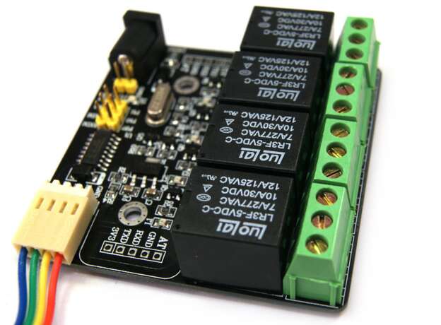 Tarjeta interfazTarjeta interfaz de potencia 4CH serial