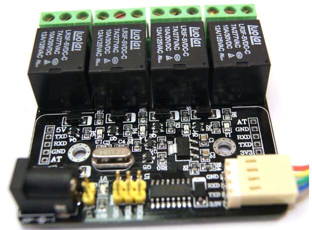 Tarjeta interfaz de potencia 4CH serial