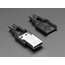 Vista frontal. Conector USB tipo A Adafruit 1387