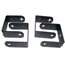 Vista frontal parte de kit de soporte y brackets para servomotor